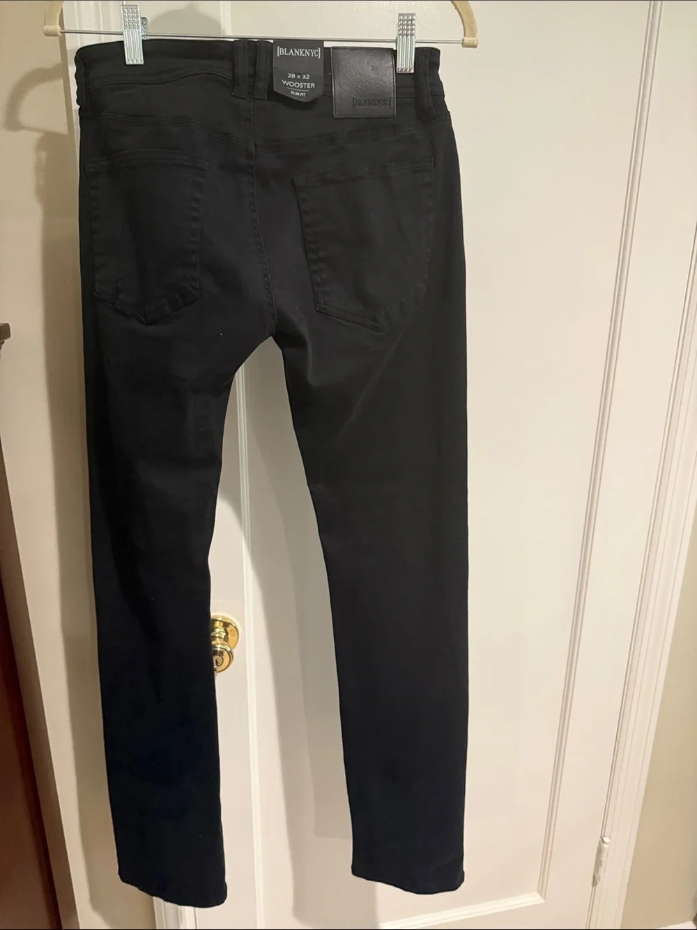 Blank NYC Men's Slim Straight Jeans in Black